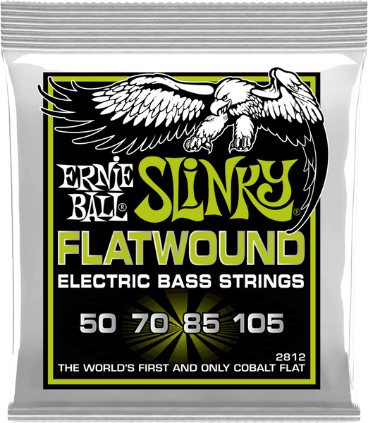 Ernie Ball 2812 Flatwound Regular Slinky 50-105