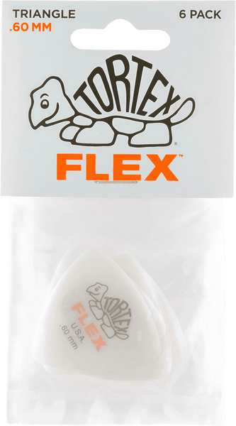Dunlop 6 x 0,60mm Tortex Flex Triangle
