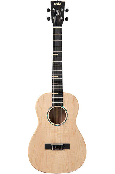 Kala All Solid Flame Maple Waterfall Baritone