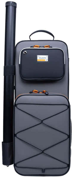 4/4 COMPACT PEAK PERFORMANCE VIOLIN CASE - BLACK GREY
