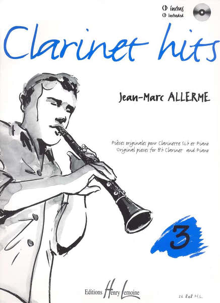 Lemoine Alle - Clarinet Hits Vol.3 + Cd - Clarinette Piano