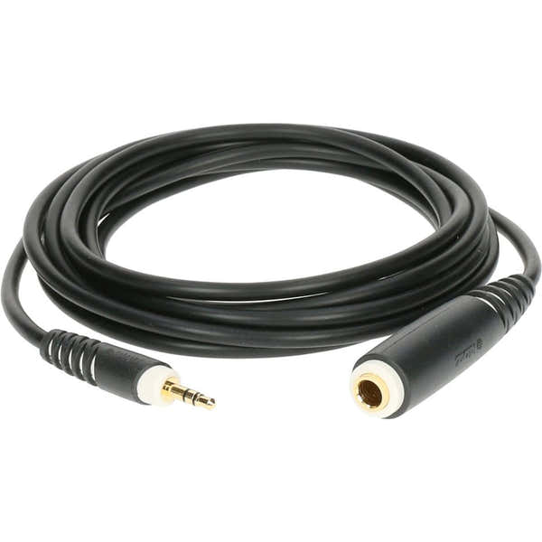 Klotz EXTENSION CABLE BLACK 3M JACK 3P - SOCKET 3P