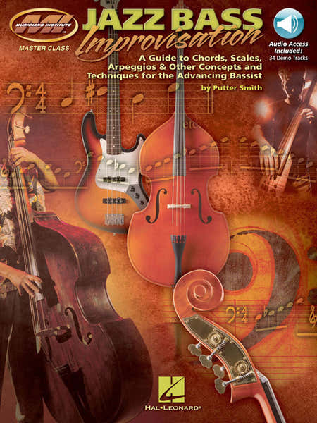 Hal Leonard Mi Jazz Bass Improvisation Bass Guitar B+ Audio En Ligne - Bass Guitar