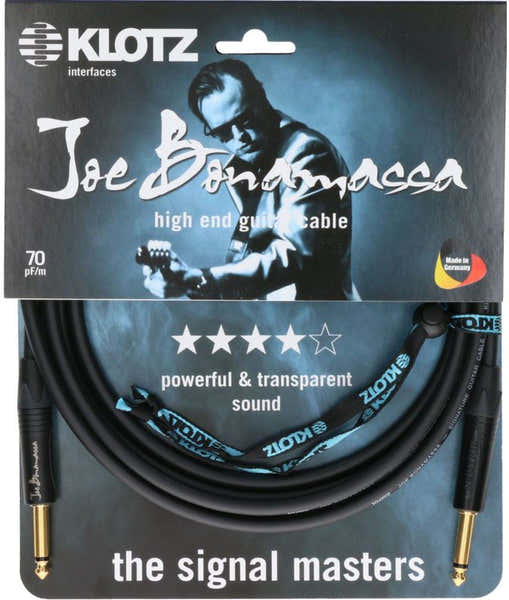 Klotz JOE BONAMASSA GUITAR 6M,JACK 2P - JACK 2P ,NEUTRIK