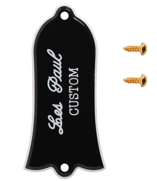 Gibson Accessories PARTS TRUSS ROD COVER "LES PAUL CUSTOM" BLACK