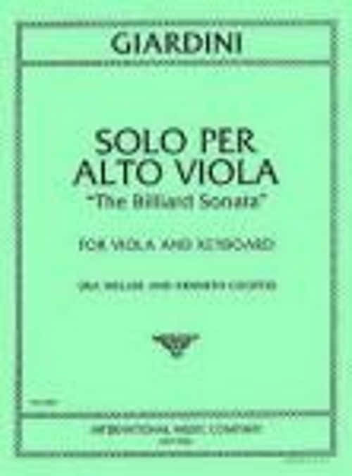 Giardini - Solo Per Alto Viola ("the Billiard Sonata")