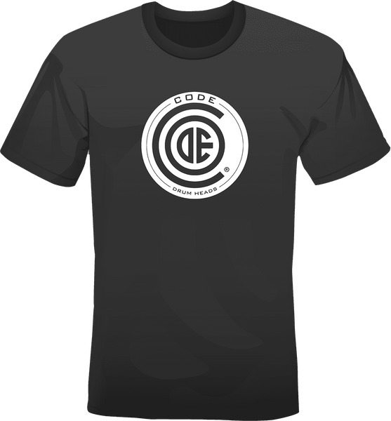 Code Drumheads Code Drum Head Tshirt Black XL