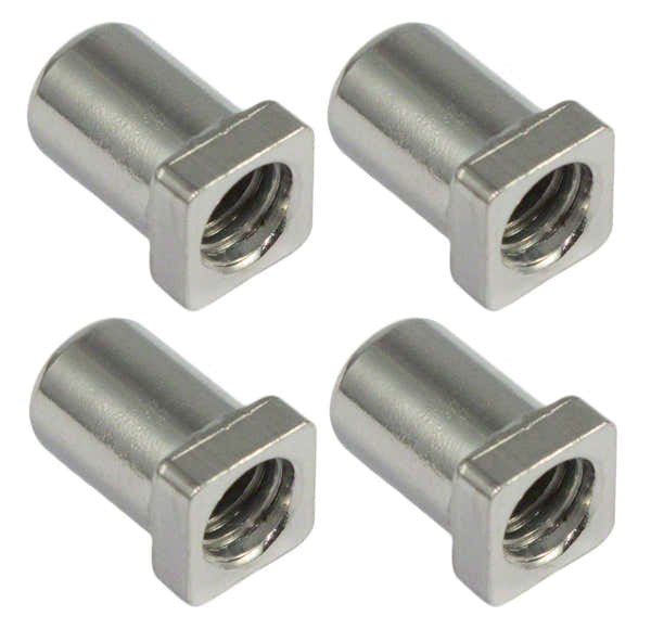 Sparedrum SN-SQ-12B - Chimney 12mm Square Head - Brass (X4)