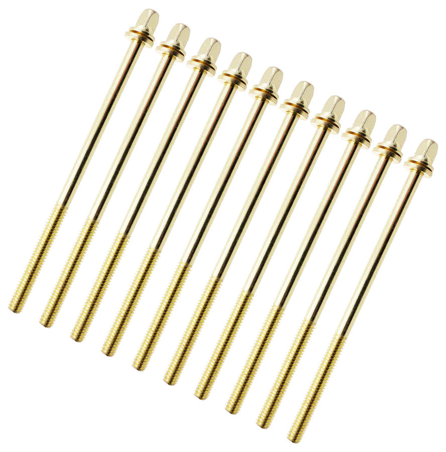 TRC-12W-BR - 102MM TENSION ROD BRASS WITH WASHER - 7/32" THREAD (X10)
