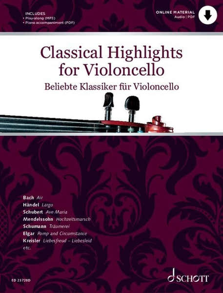 Schott Classical Highlights For Violoncello