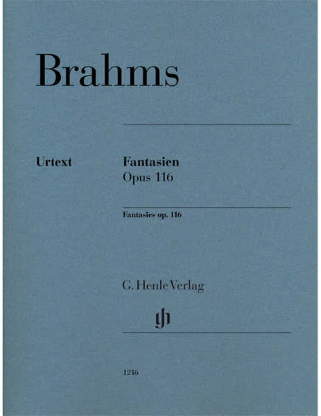 Henle Verlag Brahms - Fantasies Op. 116 - Piano