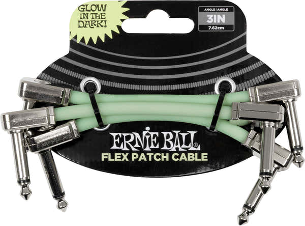 Ernie Ball Flex 7,5cm - 3 Pack Phosphorescent