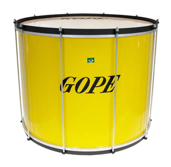Gope Percussion SU2245YE-AL - 22" YELLOW ALU SURDO - 45CM DEPTH