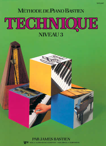 Carisch Methode De Piano Bastien - Technique Niveau 3