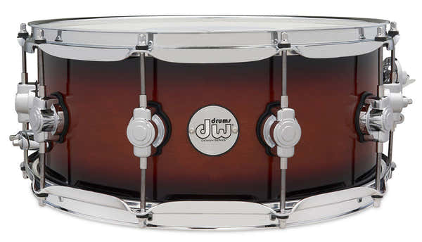 DW Drum Workshop SNARE DRUM DESIGN SERIES TOBACCO BURST DDLM614SSTB