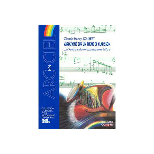 Combre Joubert - Variations Sur Un Theme De Clapisson - Saxophone Alto et Piano
