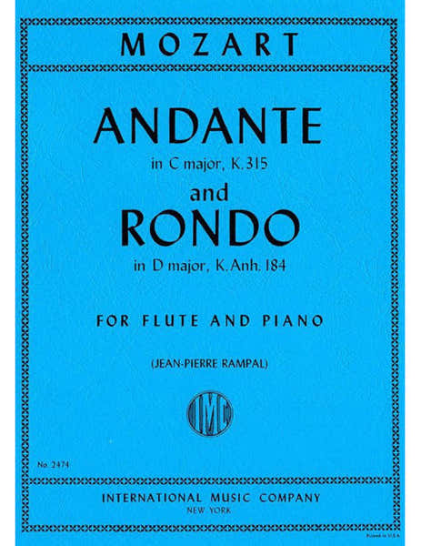 IMC Mozart - Andante Cmaj & Rondo Dmaj FL P