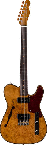 Fender Custom Shop Telecaster Dual P90 Maple Burl NOS Aged Natural Artisan