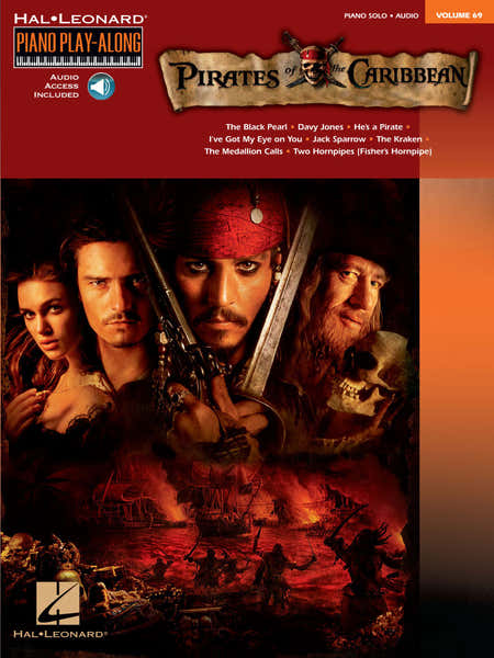 Hal Leonard ZIMMER HANS & BADELT KLAUS - PIANO PLAY ALONG VOL.69 - PIRATES OF THE CARIBBEAN + AUDIO EN LIGNE