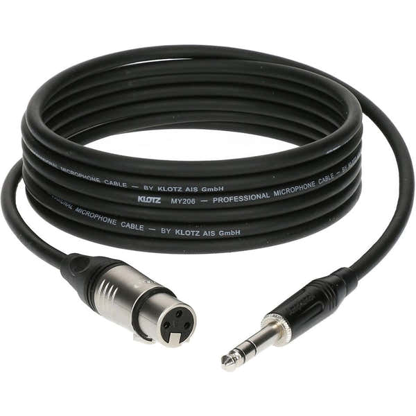 Klotz M1FS1K0750 - XLR F / JACK STEREO - 7,5 M