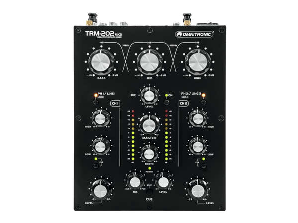OMNITRONIC DJ TRM-202MK3 - 2- CHANNEL ROTARY MIXER