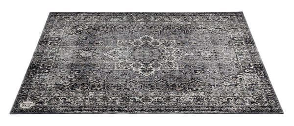 Drum N Base VP185-GRY - VINTAGE PERSIAN STAGE / DRUM MAT 1.85 X 1.60M ANTI-SLIP - GREY