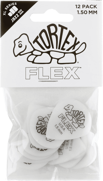 Dunlop 12 x 1,50mm Tortex Flex Jazz III XL