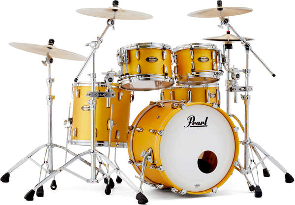 Pearl Masters Maple Gum 4-pc Shell Pack Fusion 20 Matte Aztec Gold