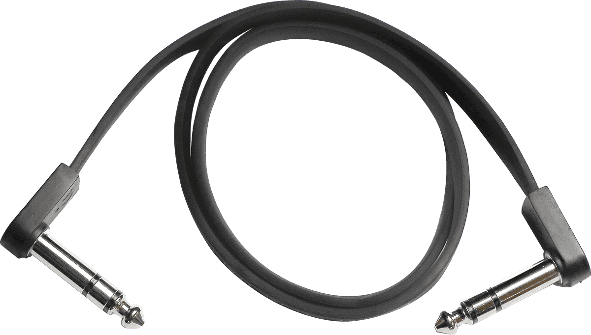 Deluxe Angled Stereo Patch Cable - 58 CM