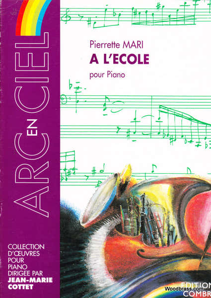 Combre Mari Pierrette - A L'ecole - Piano