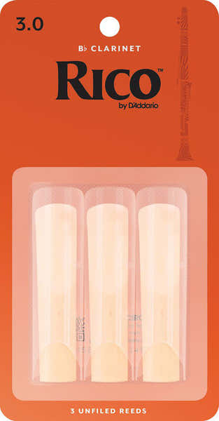 D'addario - Rico RICO ORANGE BB CLARINET REEDS 3