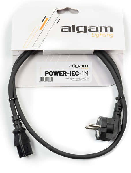 Algam Lighting IEC power cable - 1M