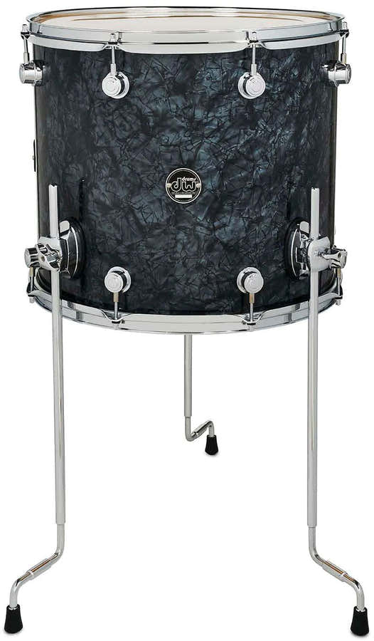 FLOORT TOM 16X14 PERFORMANCE FINISH PLY / SATIN OIL BLACK DIAMOND