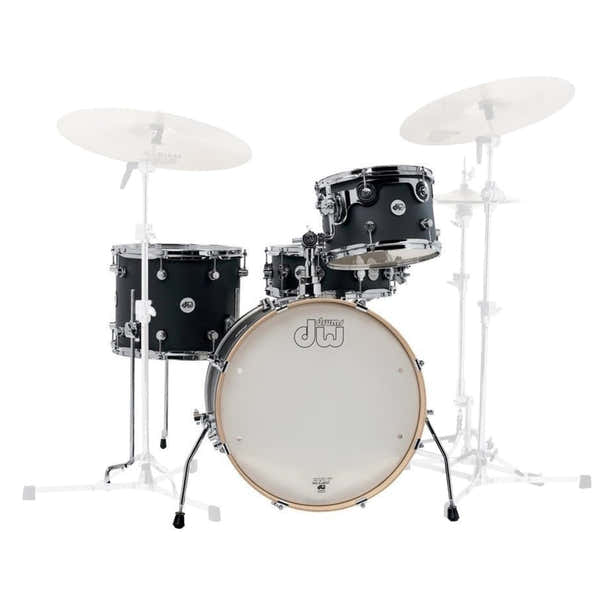 DW Drum Workshop Frequent Flyer 20" Design Black Satin