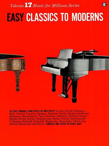 Wise Publications EASY CLASSICS TO MODERNS - PIANO SOLO
