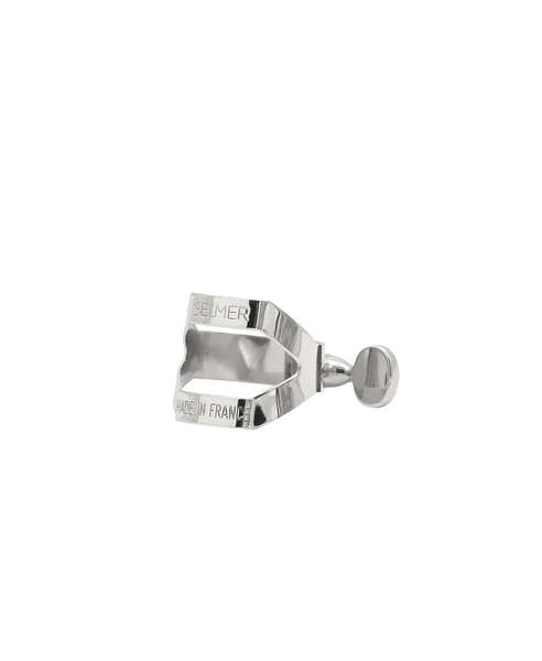 SOPRANO SAXOPHONE LIGATURE SILVER-PLATED (EBONITE MOUTHPIECE)