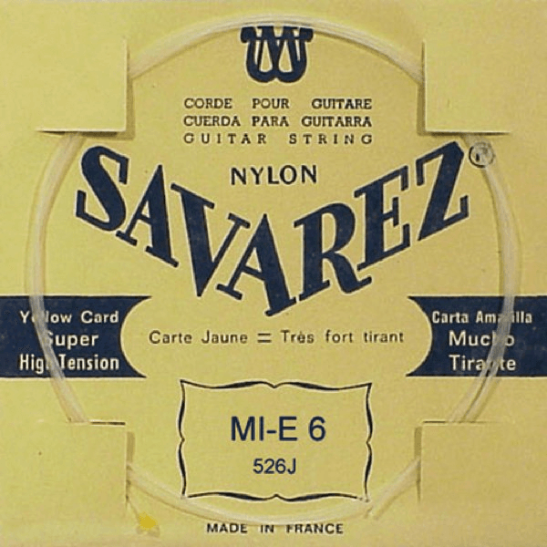 Savarez 526J E-6 Yellow Card Extra Heavy Tension (Unit)