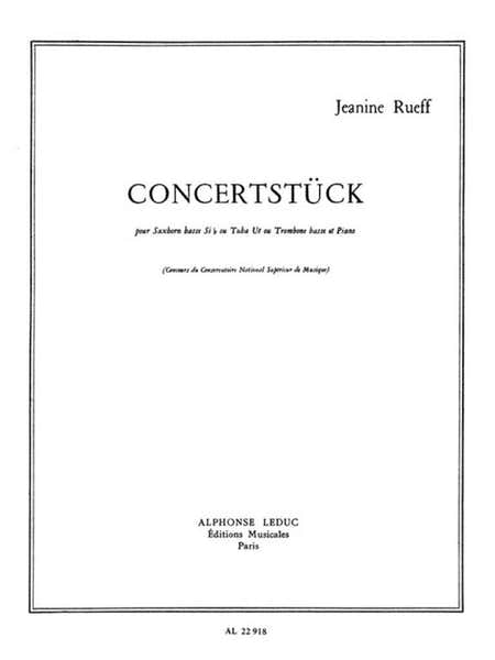Leduc Rueff Jeanine - Concertstuck - Saxhorn Basse & Piano
