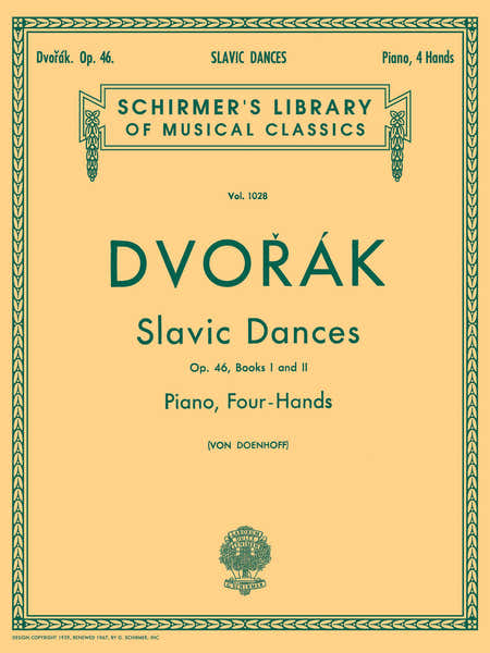 Schirmer Slavonic Dances Op. 46 - Books 1 & 2