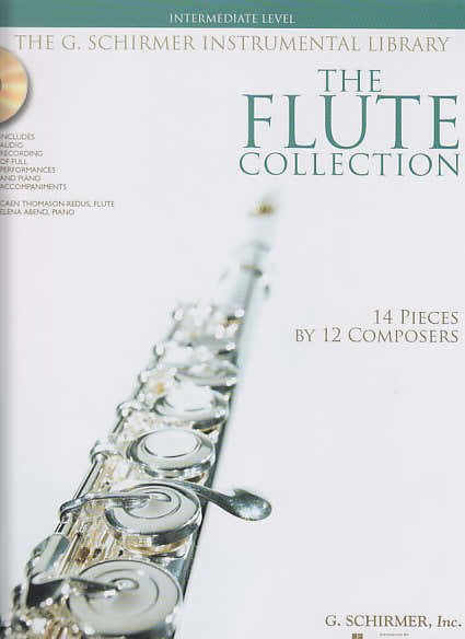 Schirmer FLUTE COLLECTION + CD INTERMEDIATE LEVEL - FLUTE PIANO