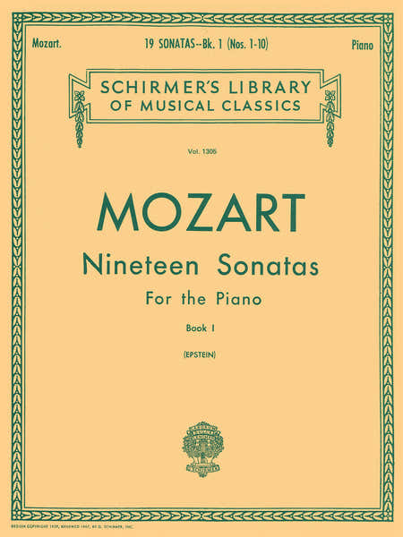 Schirmer 19 Sonatas - Book 1