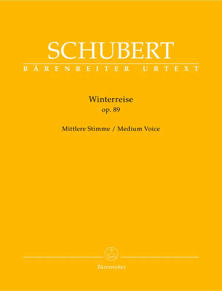 Schubert F. - Winterreise Op.89 D 911 - Voix Moyenne Piano