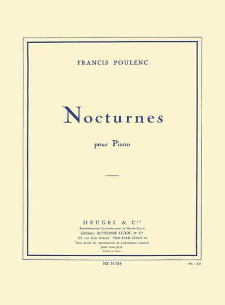 Heugel POULENC F. - NOCTURNES - PIANO
