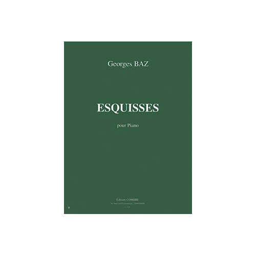 Combre Baz - Esquisses - Piano