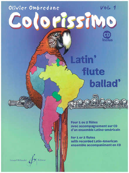 Billaudot Ombredane Olivier - Colorissimo Vol.1 + CD - Flute