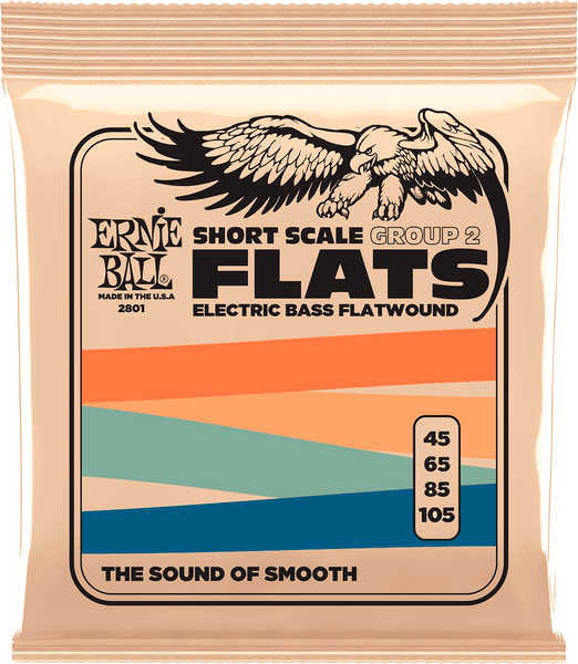 Ernie Ball FLATS GROUP 2 SHORT SCALE 45-105