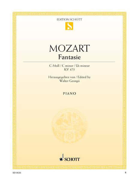 Mozart - Fantasy C Minor K 475 - Piano