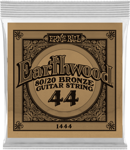 Ernie Ball .044 EARTHWOOD 80/20 BRONZE ACOUSTIC GUITAR STRINGS