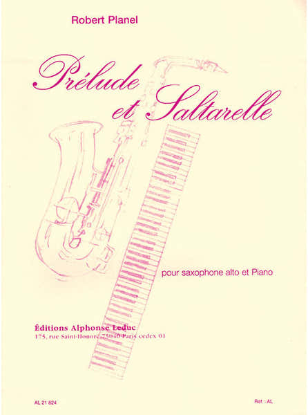 Prélude et Saltarelle pour saxophone et piano