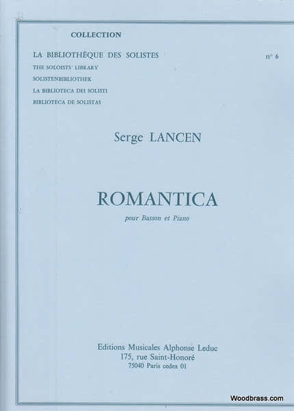 Leduc LANCEN S. - ROMANTICA - BASSON ET PIANO